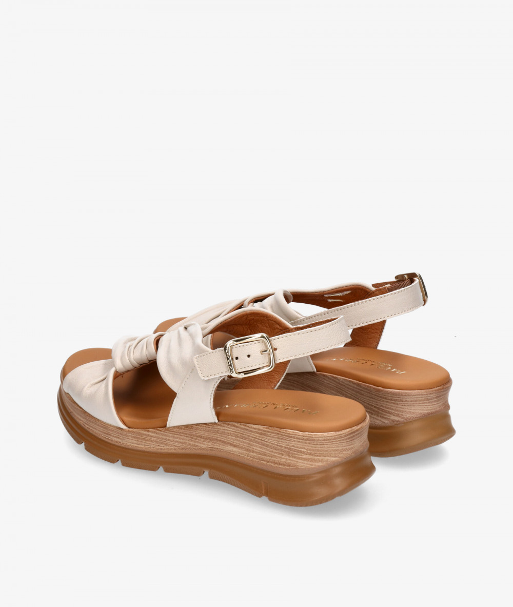 Sandalias Paula Urban  24-776 en hueso Sandalias Paula Urban  24-776 en hueso