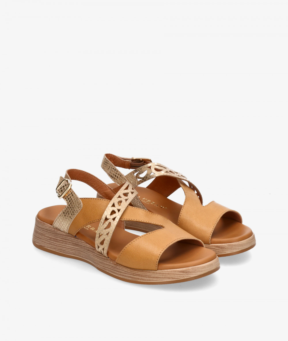 Sandalias Paula Urban  30-723 en camel Sandalias Paula Urban  30-723 en camel
