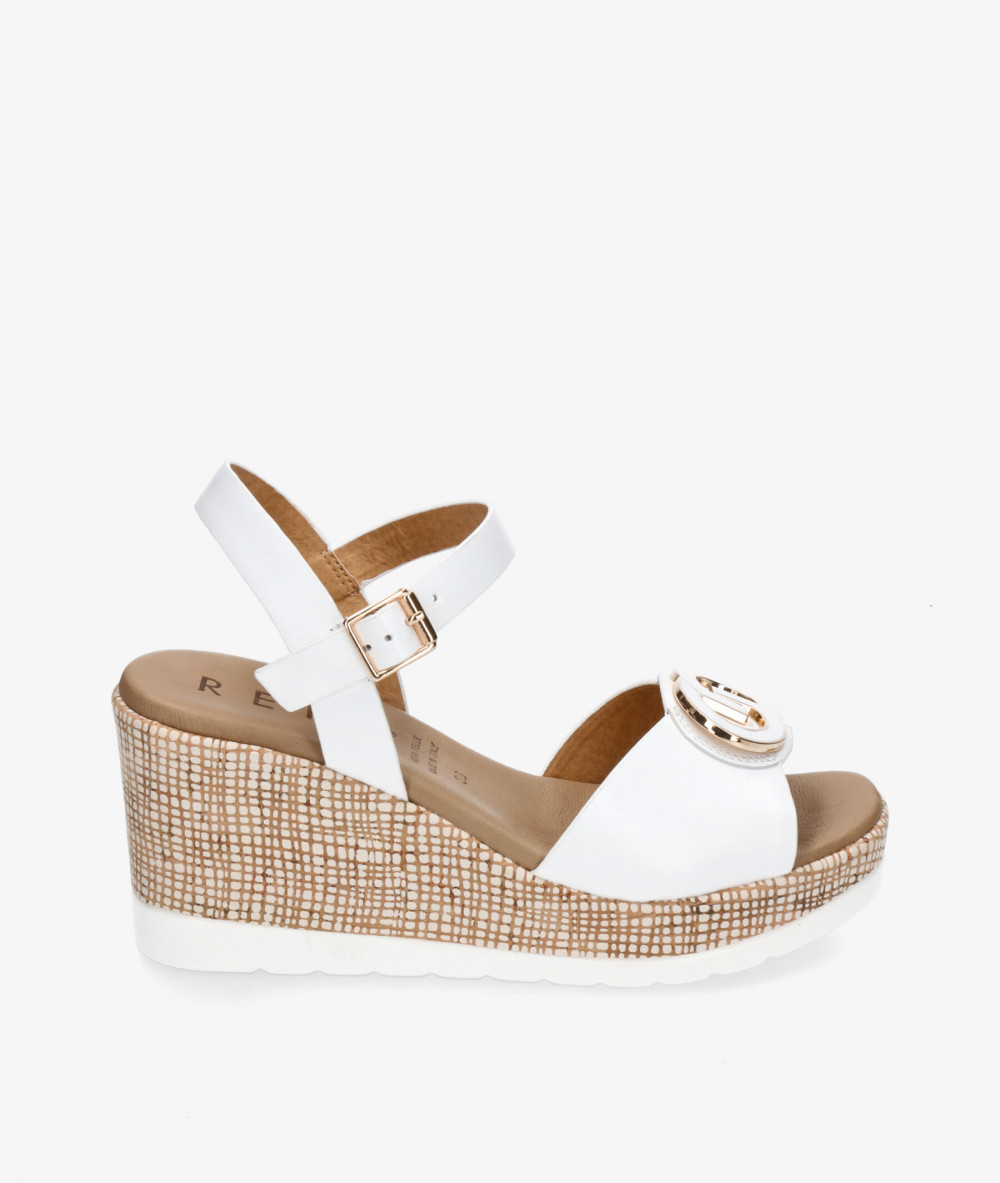 Sandalias pabloochoa.shoes  51294-R en blanco Sandalias pabloochoa.shoes  51294-R en blanco