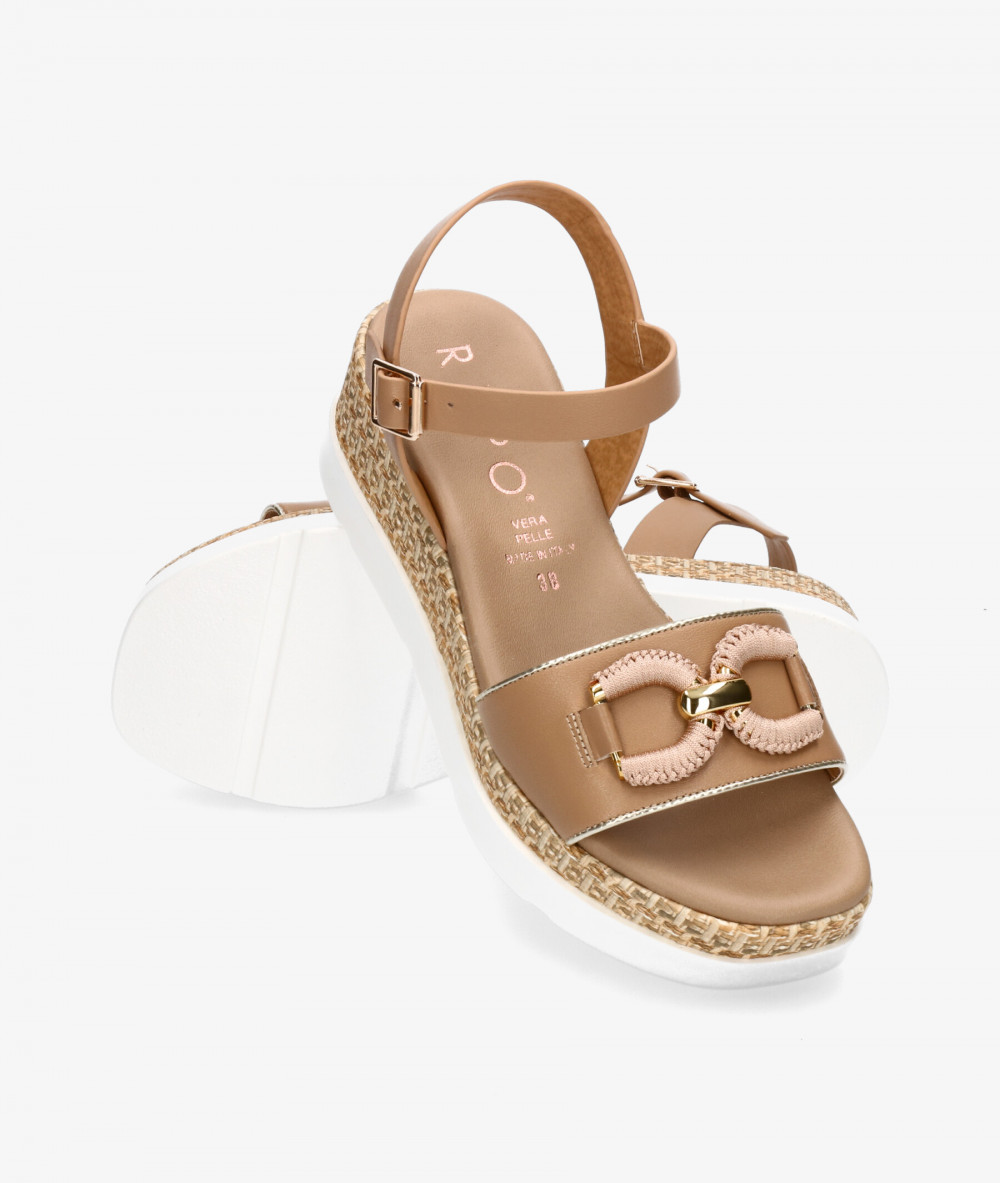 Sandalias pabloochoa.shoes  50248 en camel Sandalias pabloochoa.shoes  50248 en camel