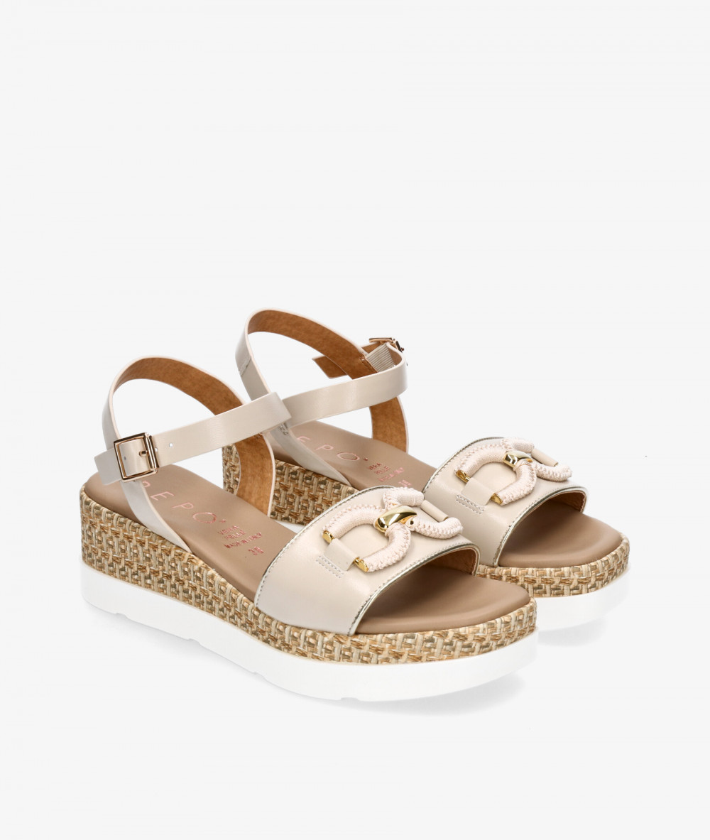 Sandalias pabloochoa.shoes  50248 en hueso Sandalias pabloochoa.shoes  50248 en hueso