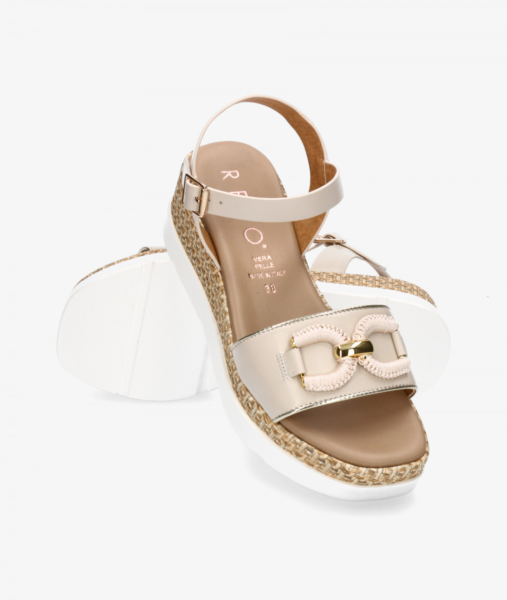 Sandalias pabloochoa.shoes  50248 en hueso Sandalias pabloochoa.shoes  50248 en hueso