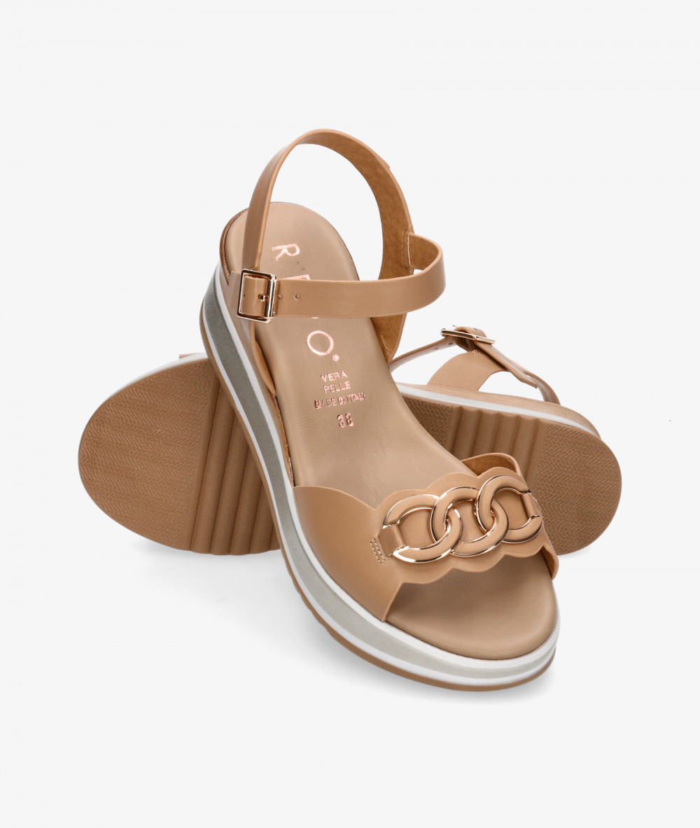 Sandalias pabloochoa.shoes  19234 en camel Sandalias pabloochoa.shoes  19234 en camel
