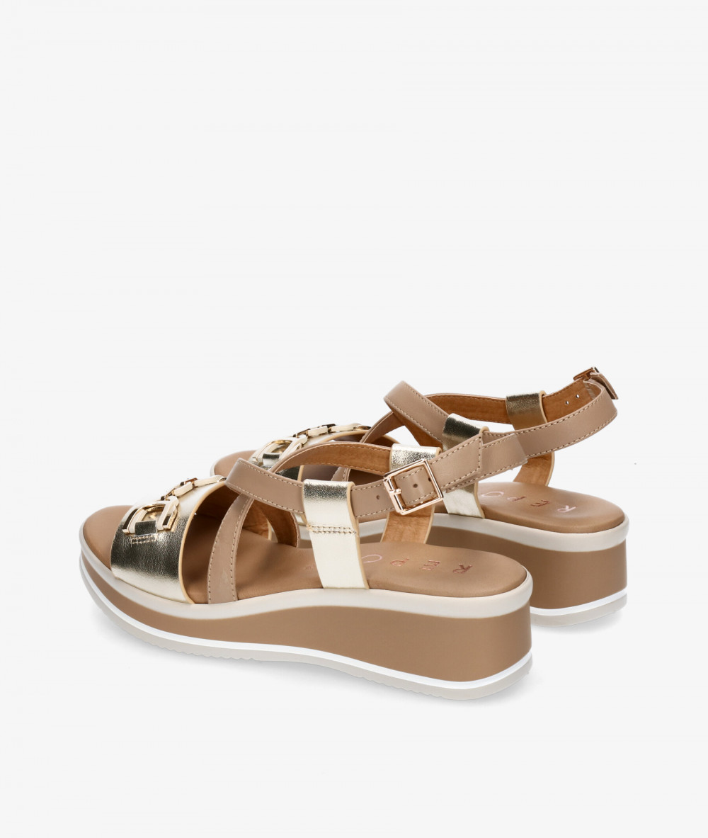 Sandalias pabloochoa.shoes  12225 en platino Sandalias pabloochoa.shoes  12225 en platino