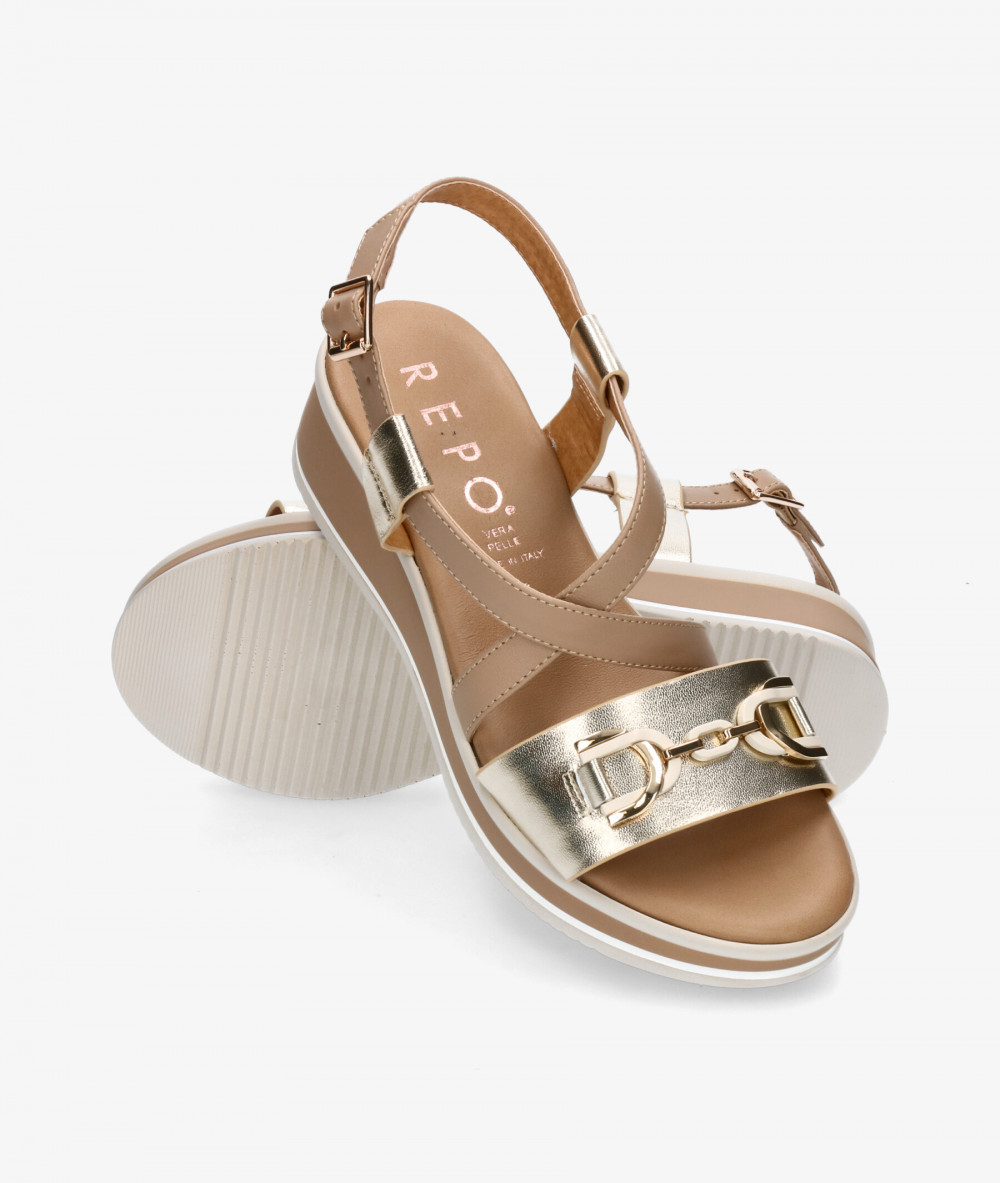 Sandalias pabloochoa.shoes  12225 en platino Sandalias pabloochoa.shoes  12225 en platino