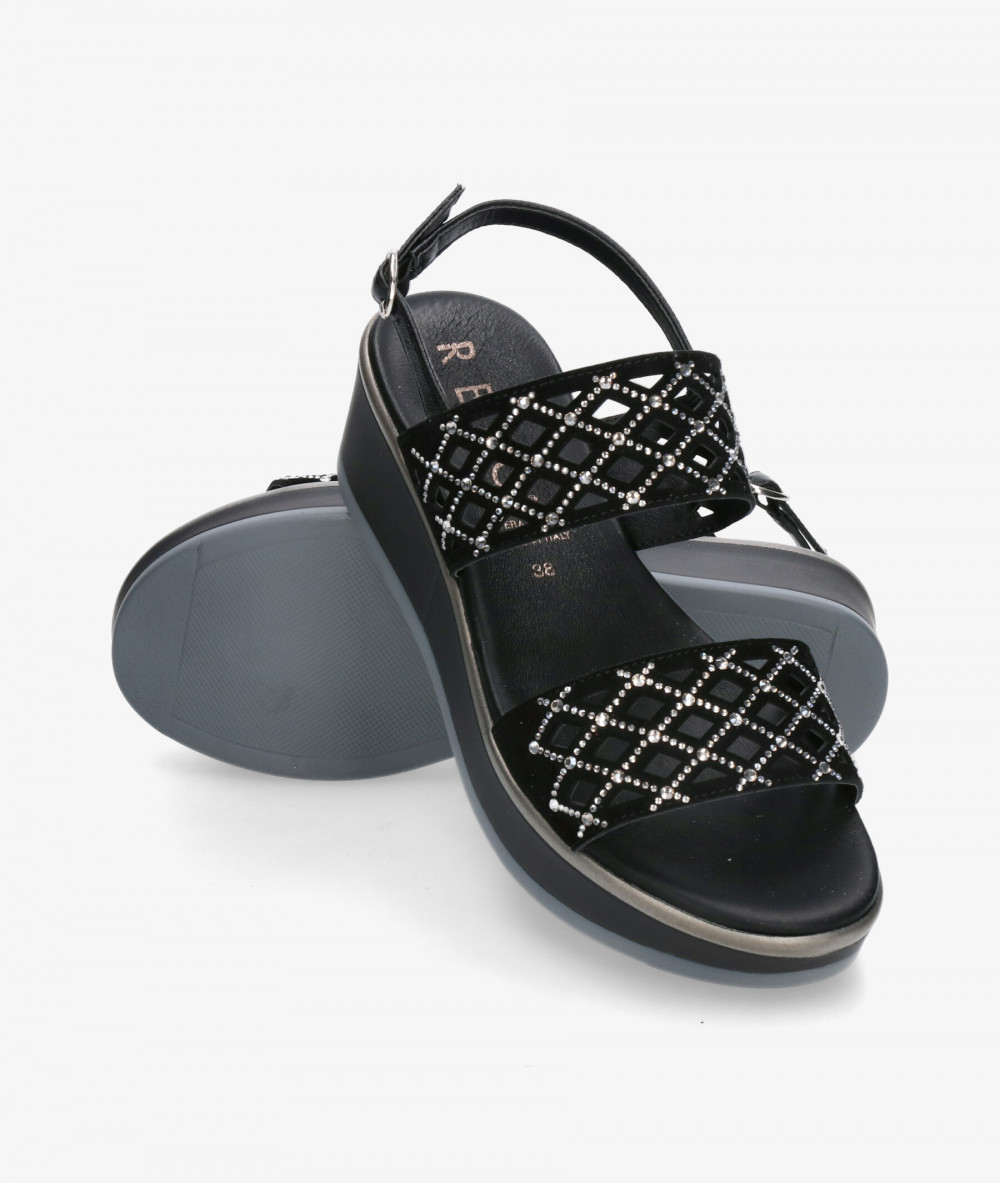 Sandalias pabloochoa.shoes  83263 en negro Sandalias pabloochoa.shoes  83263 en negro