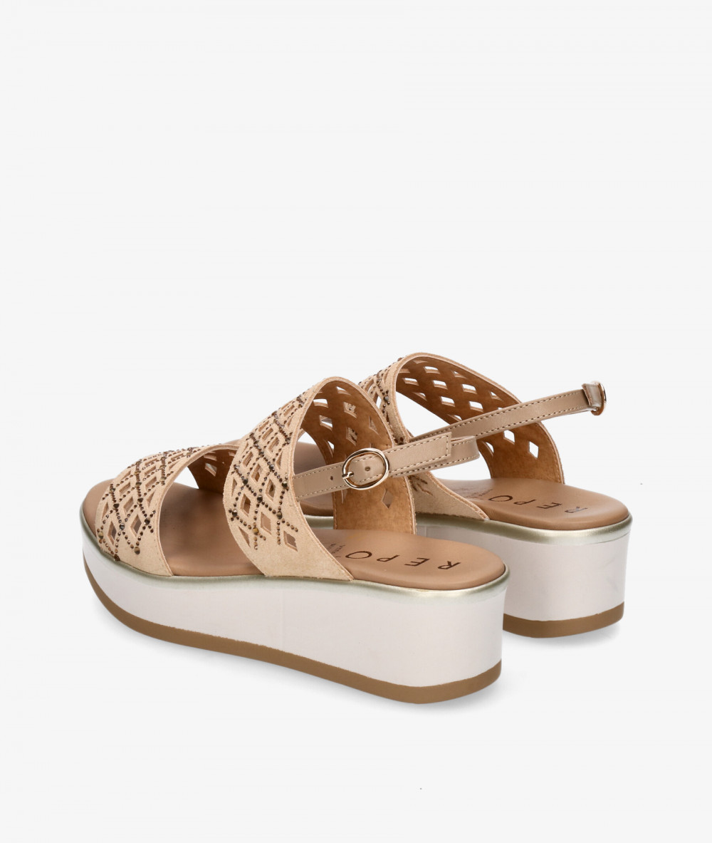 Sandalias pabloochoa.shoes  83263 en beige Sandalias pabloochoa.shoes  83263 en beige