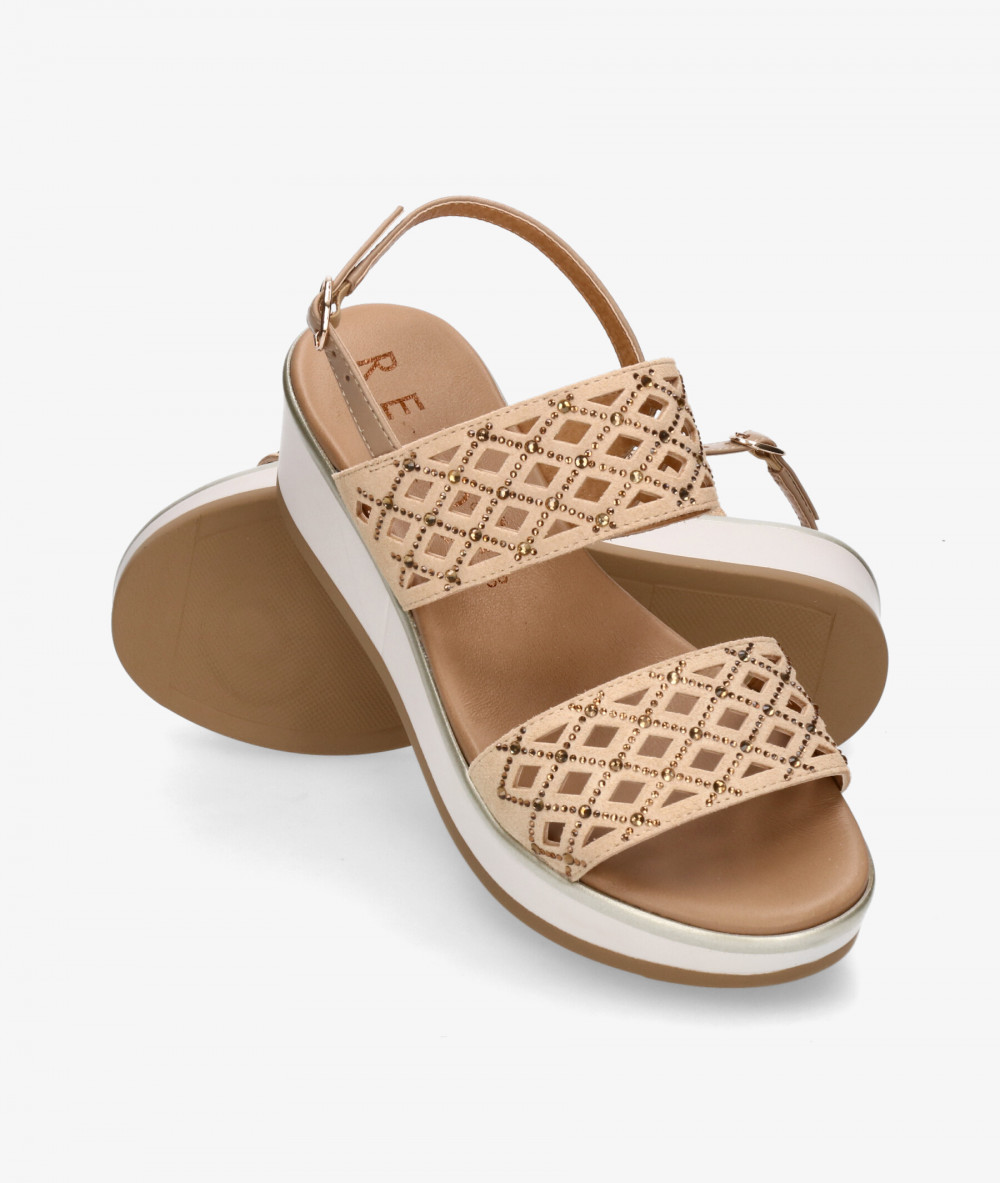 Sandalias pabloochoa.shoes  83263 en beige Sandalias pabloochoa.shoes  83263 en beige