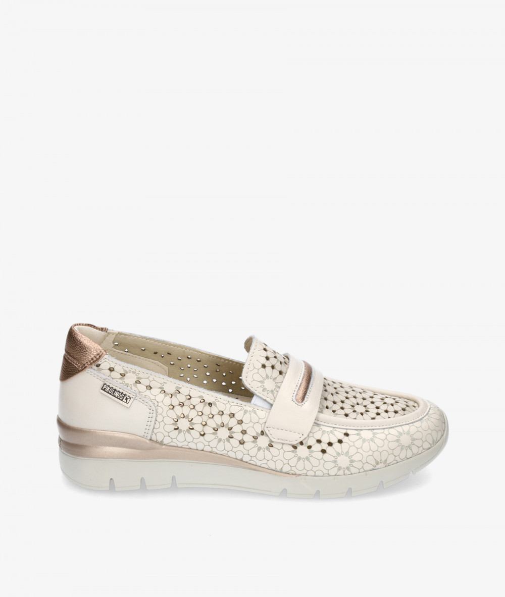 Mocasines Pikolinos W4R-6518 C1 en hueso Mocasines Pikolinos W4R-6518 C1 en hueso