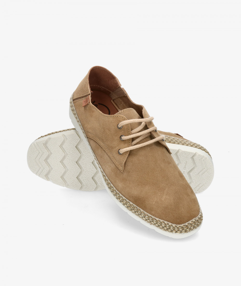 Alpargata Myers 19-17011 en serraje beige Alpargata Myers 19-17011 en serraje beige