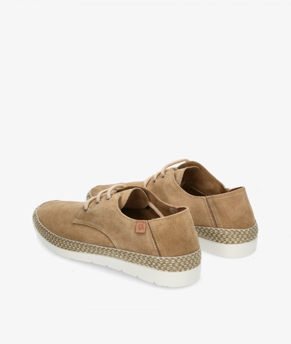 Alpargata Myers 19-17011 en serraje beige Alpargata Myers 19-17011 en serraje beige
