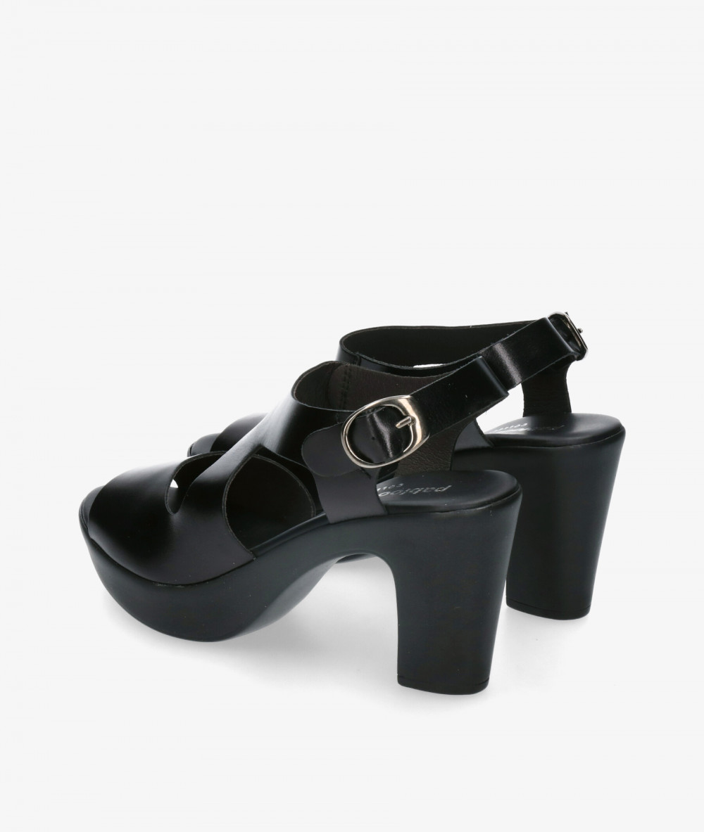 Sandalias pabloochoa.shoes  450 en negro Sandalias pabloochoa.shoes  450 en negro