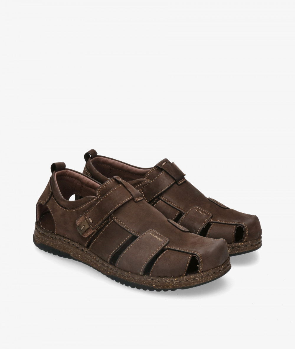 Walk & Fly Sandals  963-40760 in brown nubuck Walk & Fly Sandals  963-40760 in brown nubuck