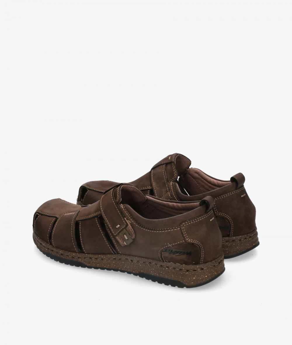 Walk & Fly Sandals  963-40760 in brown nubuck Walk & Fly Sandals  963-40760 in brown nubuck