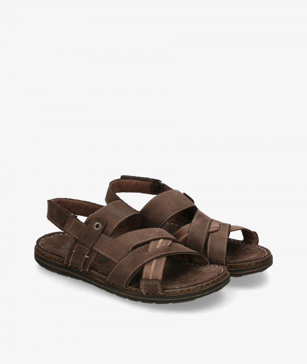 Walk & Fly Sandals  680-28200 in brown nubuck Walk & Fly Sandals  680-28200 in brown nubuck