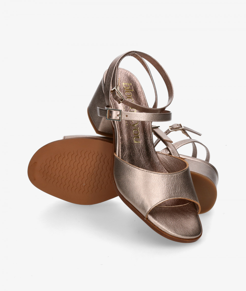 Sandalias bloom&you  CRISTEL en taupe metalizado Sandalias bloom&you  CRISTEL en taupe metalizado