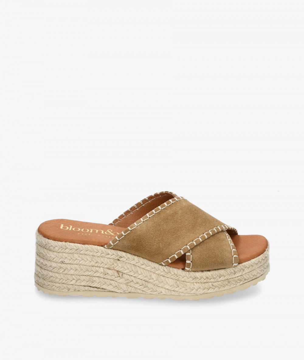 Alpargatas bloom&you  NATALIA en serraje taupe Alpargatas bloom&you  NATALIA en serraje taupe