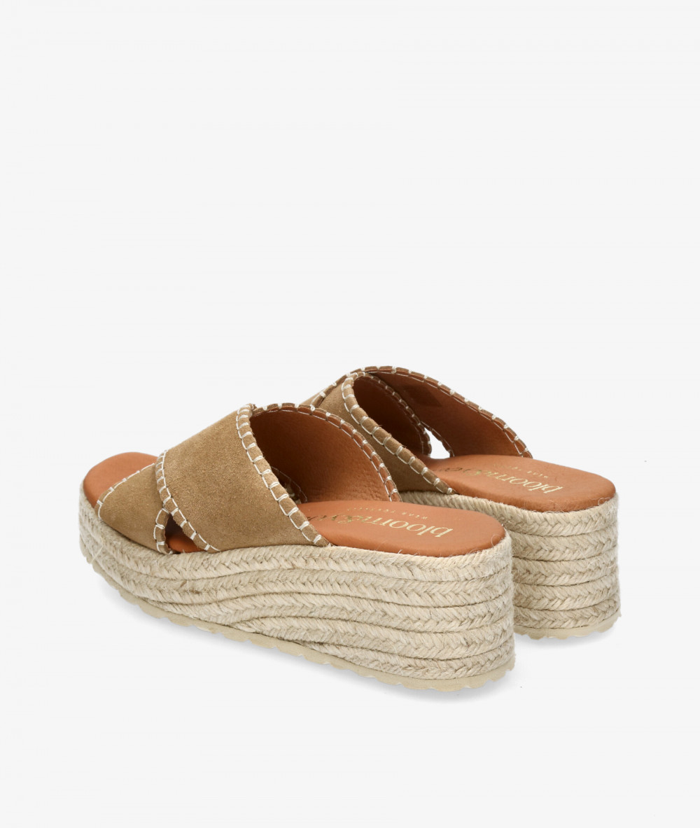 Alpargatas bloom&you  NATALIA en serraje taupe Alpargatas bloom&you  NATALIA en serraje taupe