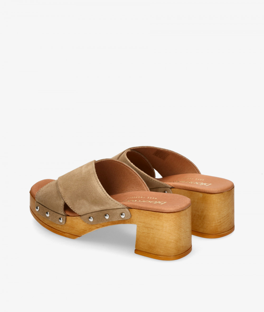 Sandalias bloom&you  CATA en serraje taupe Sandalias bloom&you  CATA en serraje taupe