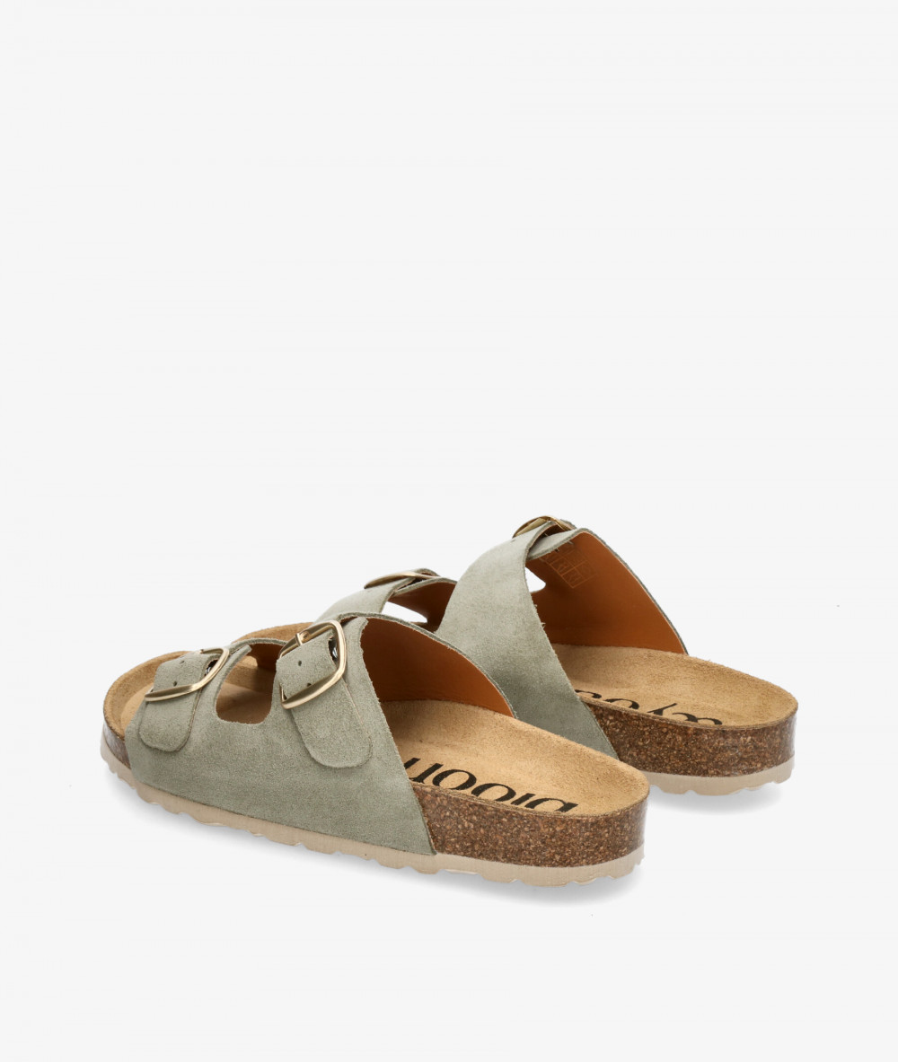 Sandalias bloom&you  NENUFAR en serraje verde Sandalias bloom&you  NENUFAR en serraje verde