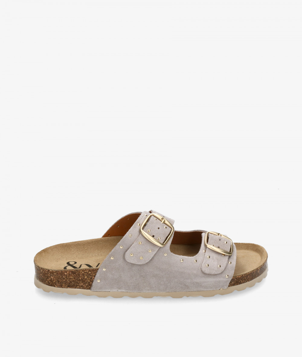 Sandalias bloom&you  NERINE en serraje piedra Sandalias bloom&you  NERINE en serraje piedra