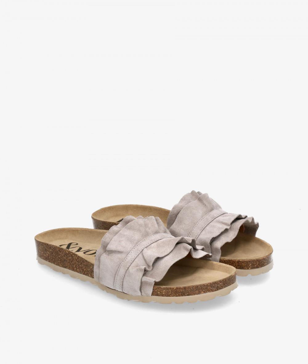 Sandalias bloom&you  LILA  en serraje piedra Sandalias bloom&you  LILA  en serraje piedra