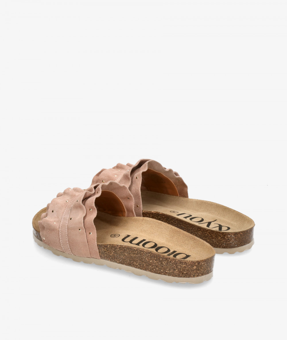 Sandalias bloom&you  LILA TACHAS en serraje nude Sandalias bloom&you  LILA TACHAS en serraje nude