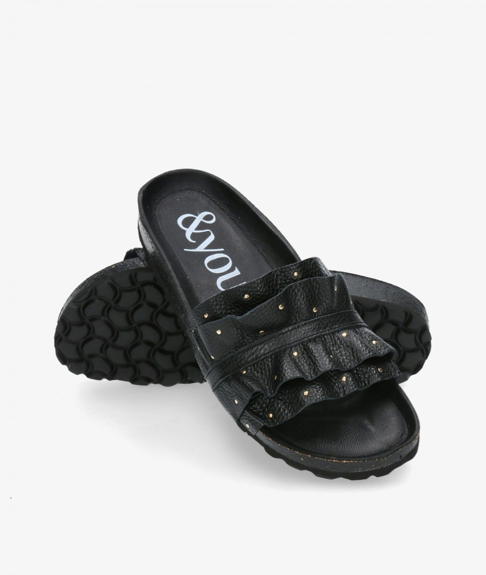 Sandalias bloom&you  LILA TACHAS en negro Sandalias bloom&you  LILA TACHAS en negro