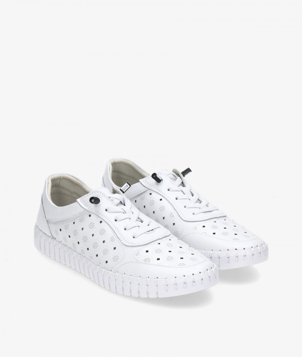 Zapatos confort St. Gallen SOFT LASER en blanco Zapatos confort St. Gallen SOFT LASER en blanco
