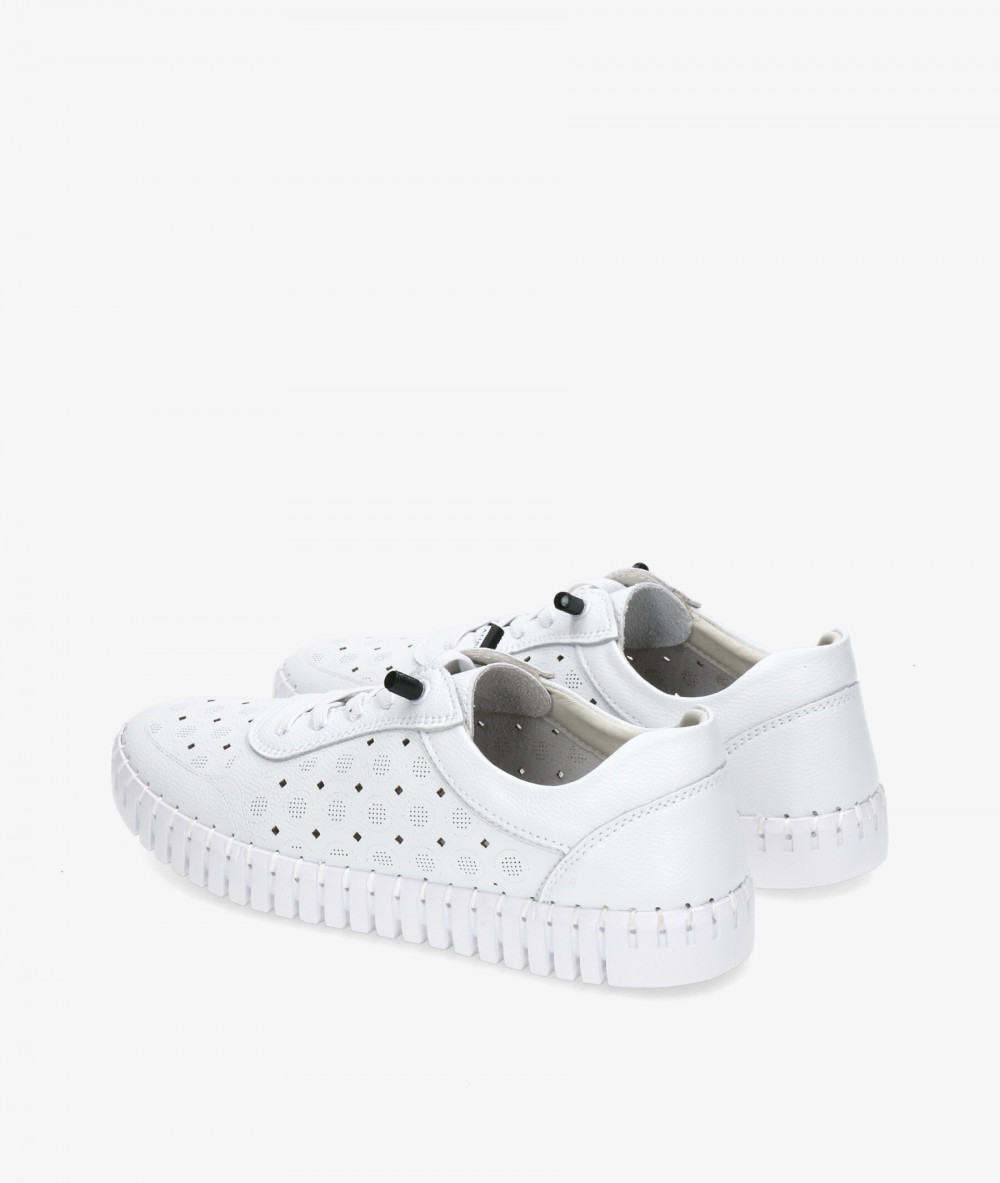 Zapatos confort St. Gallen SOFT LASER en blanco Zapatos confort St. Gallen SOFT LASER en blanco