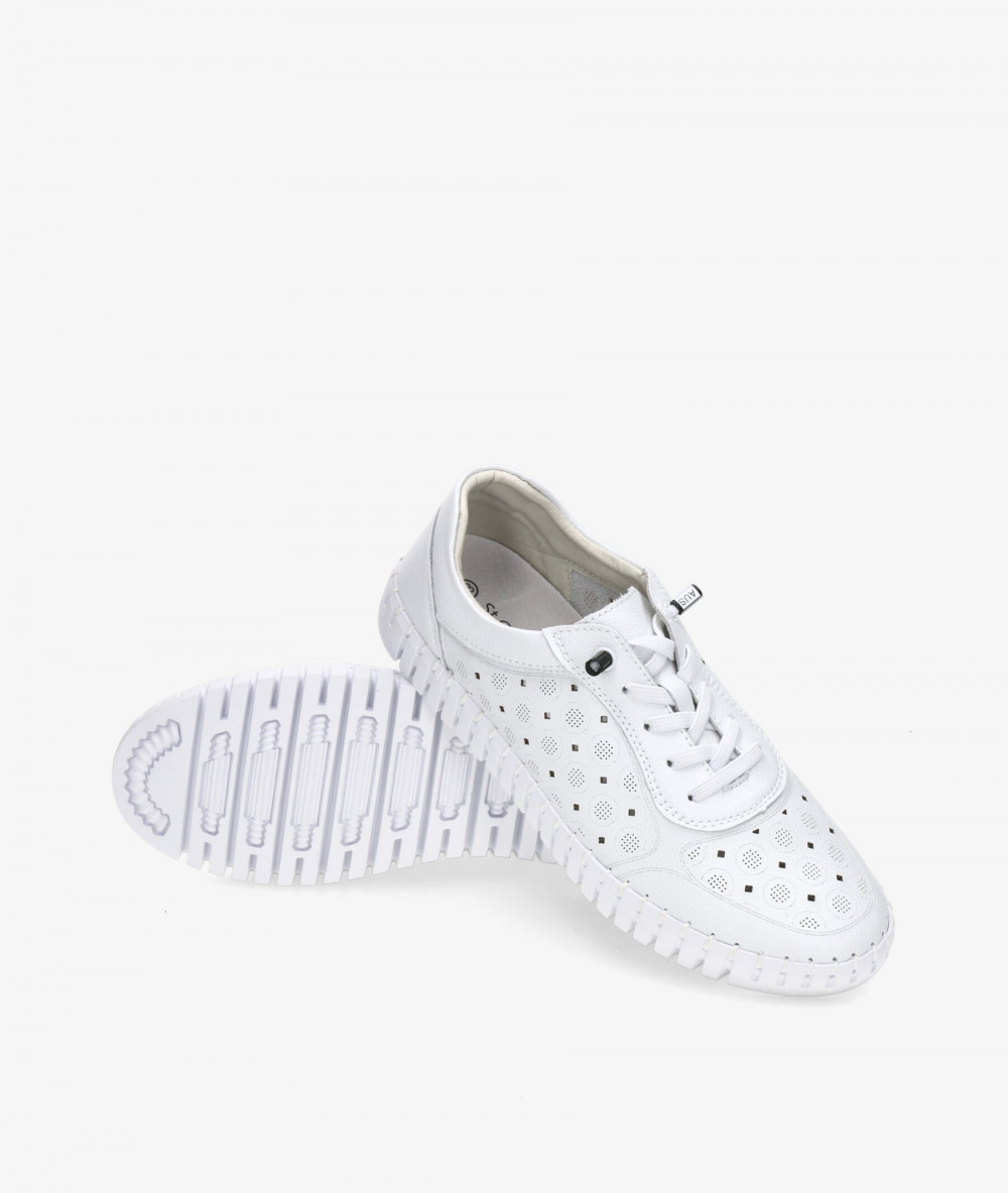 Zapatos confort St. Gallen SOFT LASER en blanco Zapatos confort St. Gallen SOFT LASER en blanco