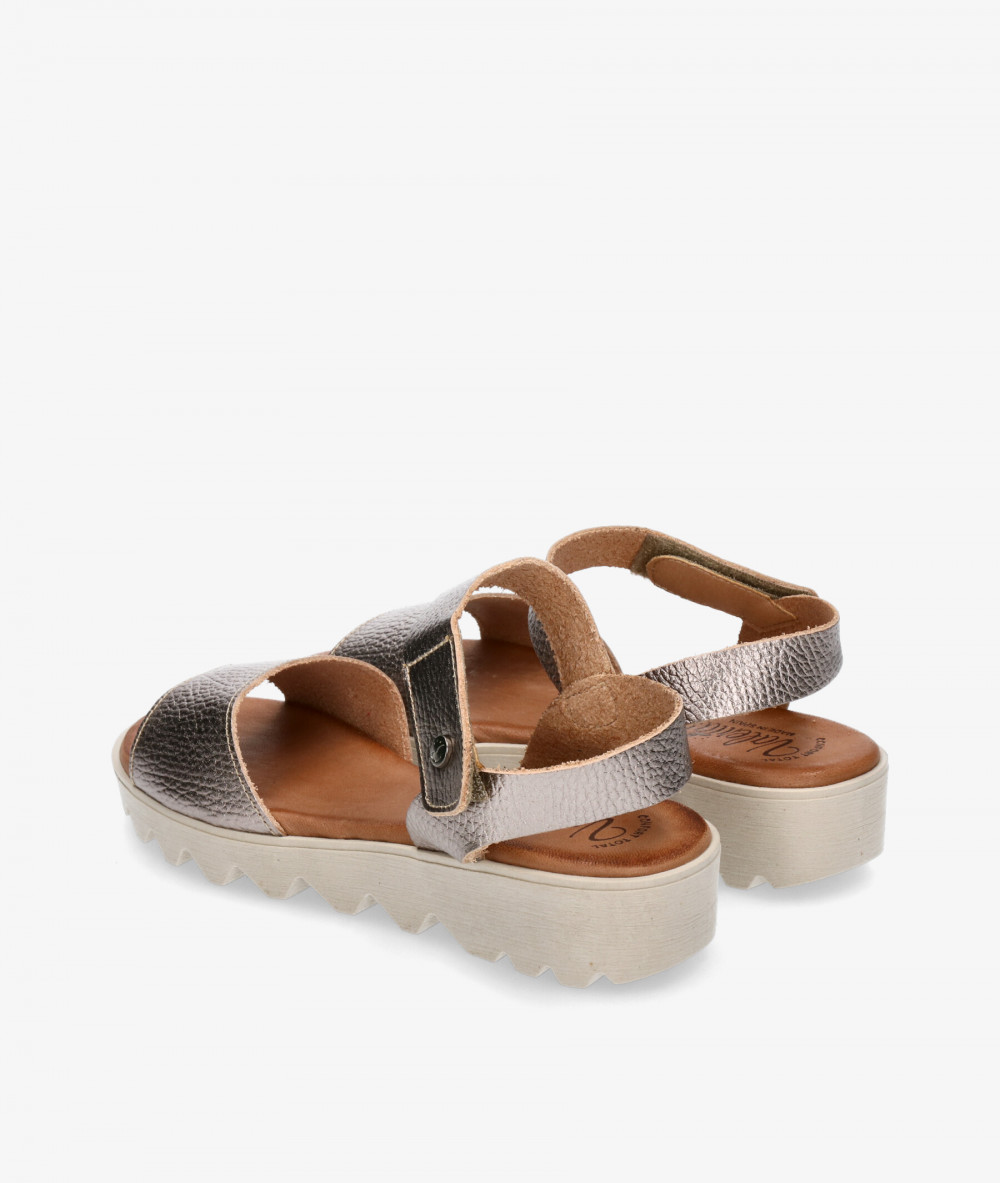 Valeria´s Sandals  7144 in taupe metallic Valeria´s Sandals  7144 in taupe metallic