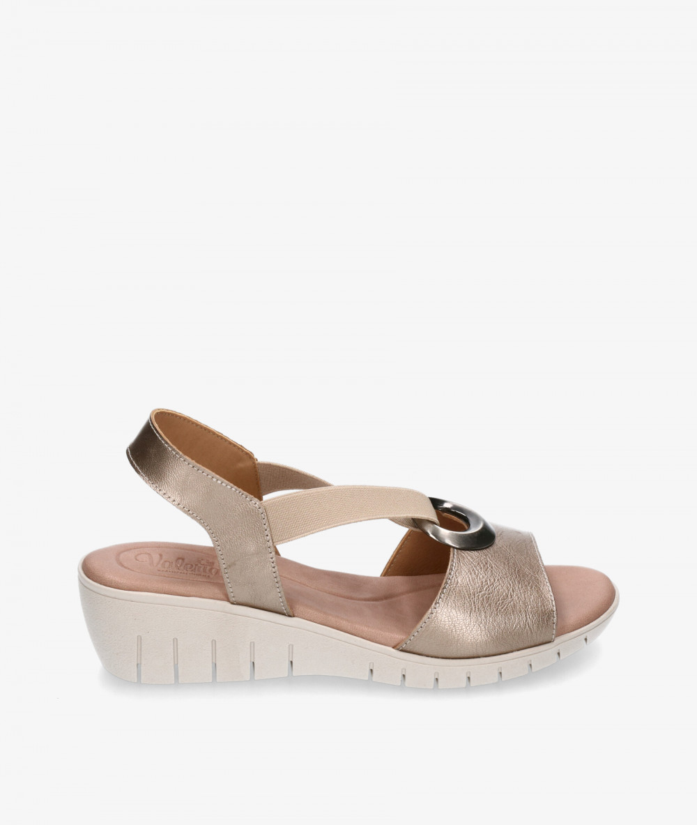 Valeria´s Sandals  1004 in taupe metallic Valeria´s Sandals  1004 in taupe metallic