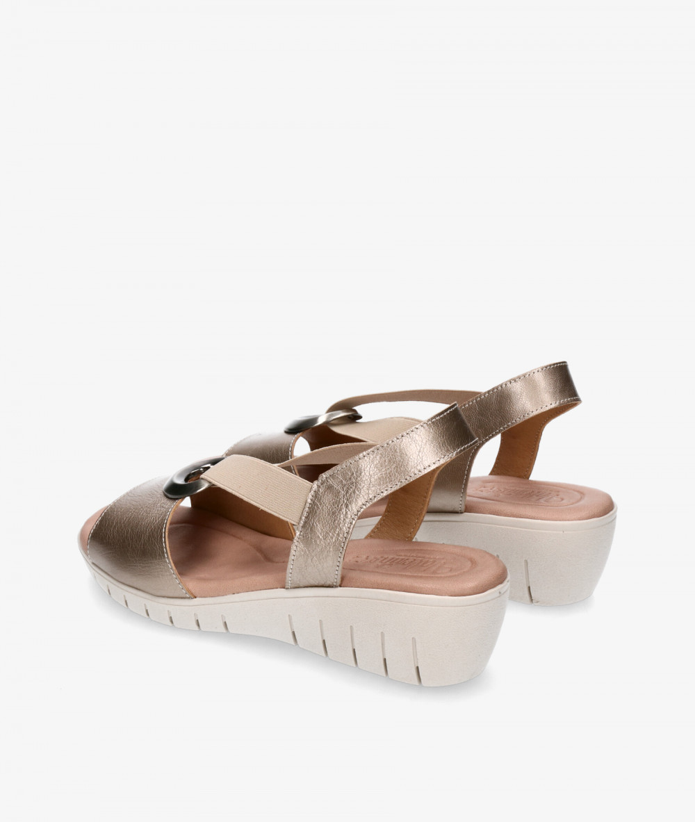 Valeria´s Sandals  1004 in taupe metallic Valeria´s Sandals  1004 in taupe metallic