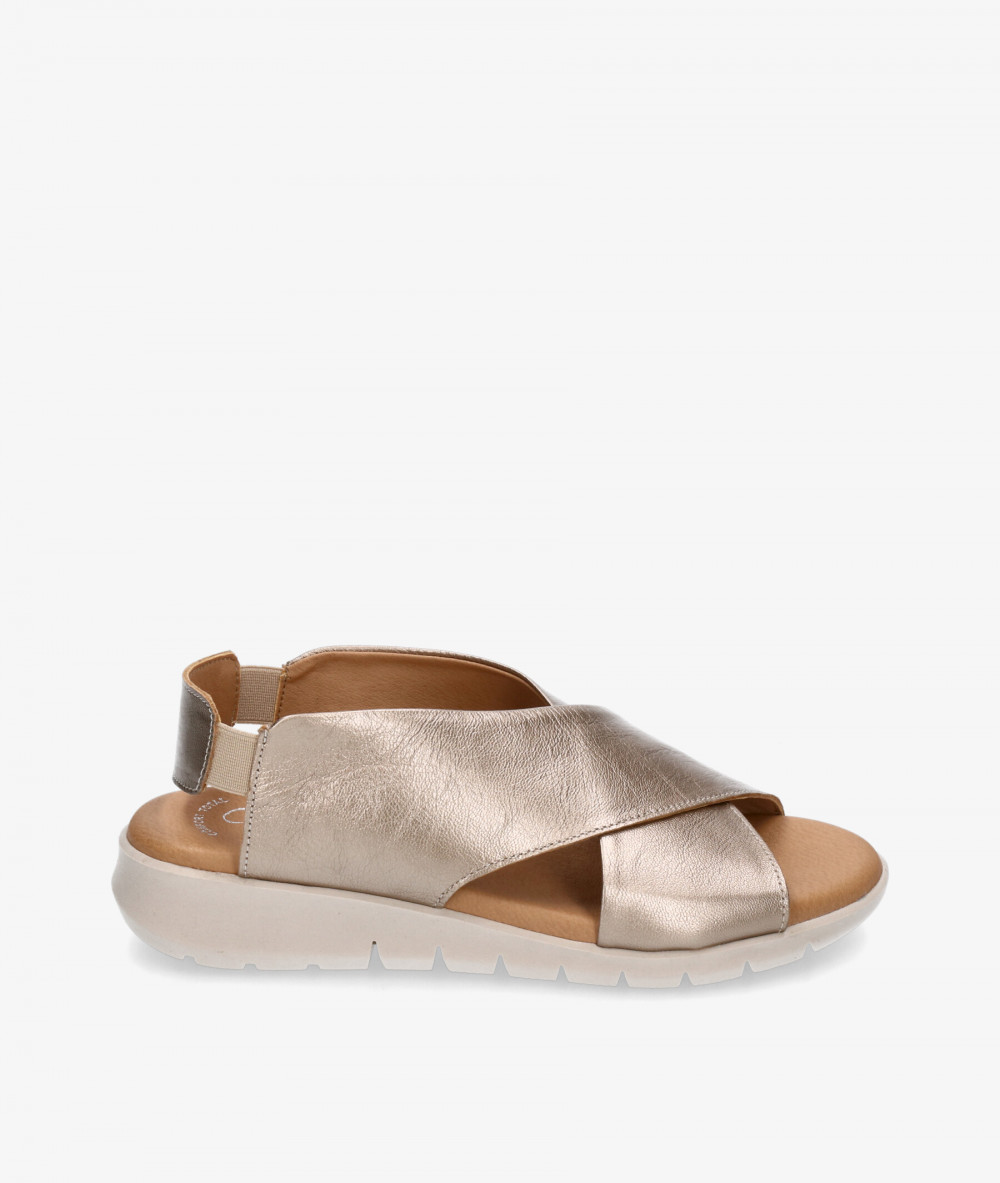 Valeria´s Sandals  1023 in taupe metallic Valeria´s Sandals  1023 in taupe metallic