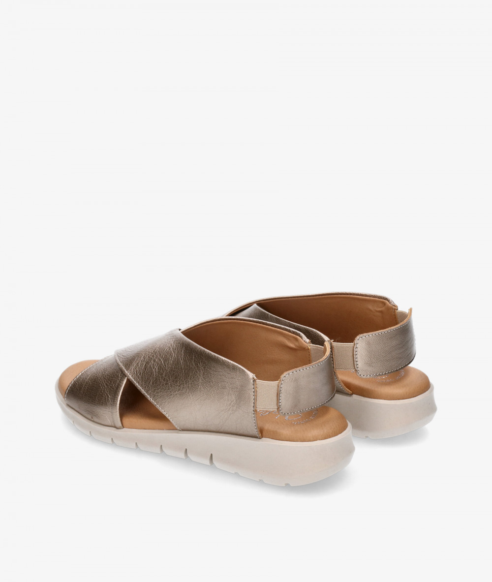 Valeria´s Sandals  1023 in taupe metallic Valeria´s Sandals  1023 in taupe metallic