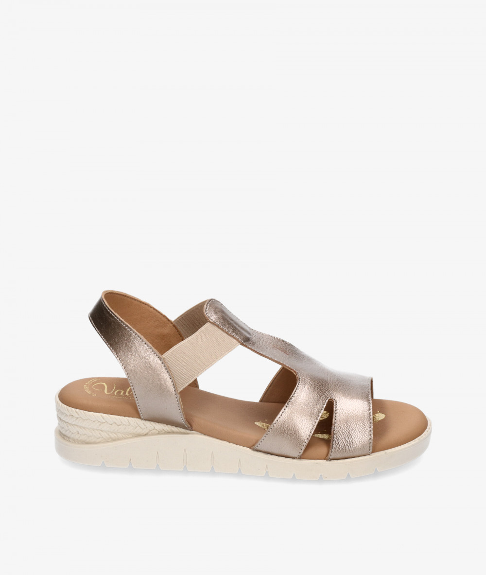 Valeria´s Sandals  1025 in taupe metallic Valeria´s Sandals  1025 in taupe metallic