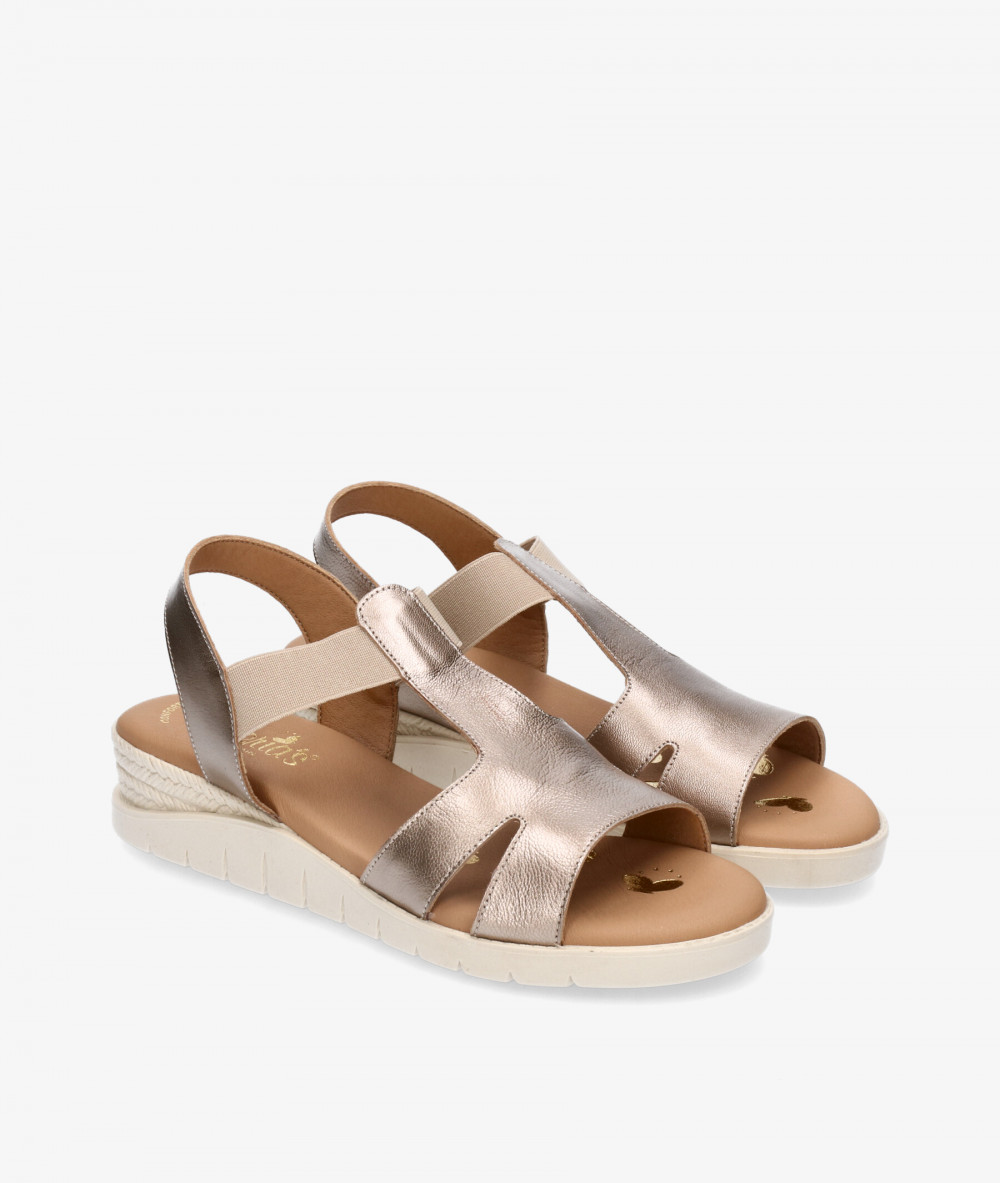 Valeria´s Sandals  1025 in taupe metallic Valeria´s Sandals  1025 in taupe metallic