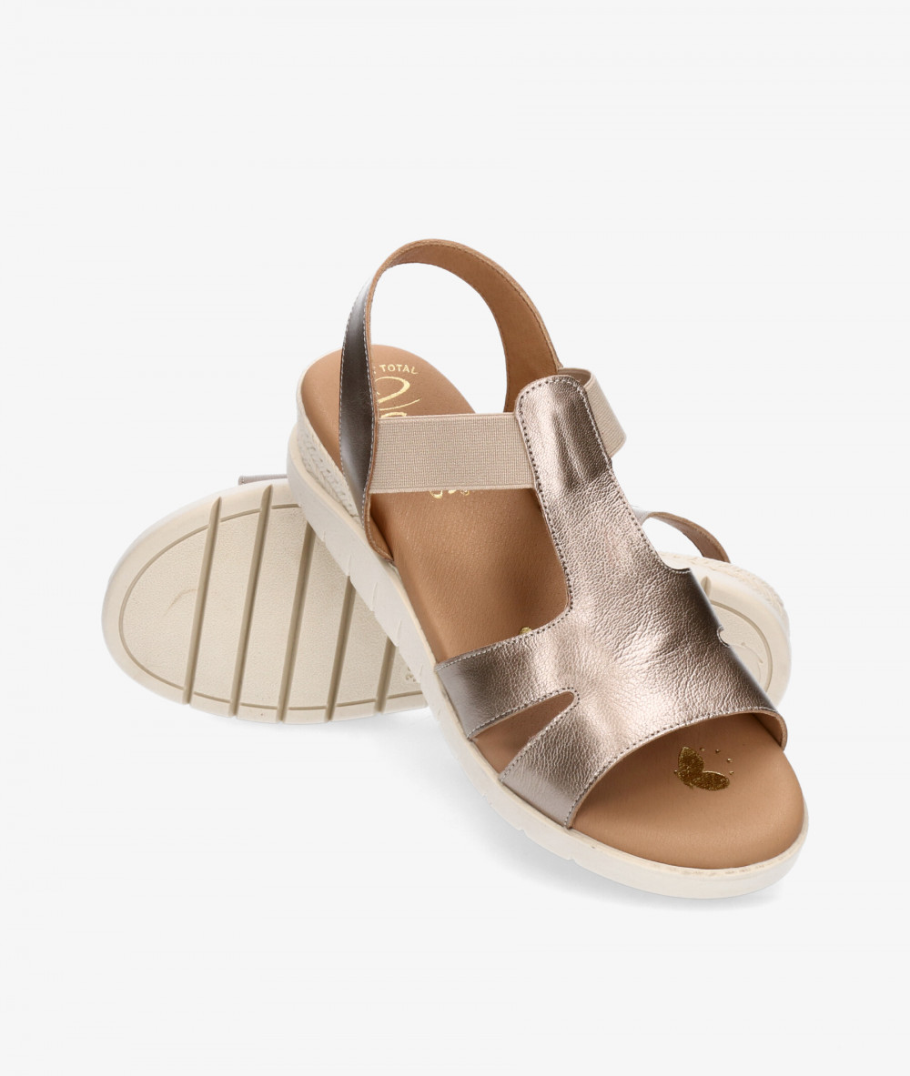 Valeria´s Sandals  1025 in taupe metallic Valeria´s Sandals  1025 in taupe metallic