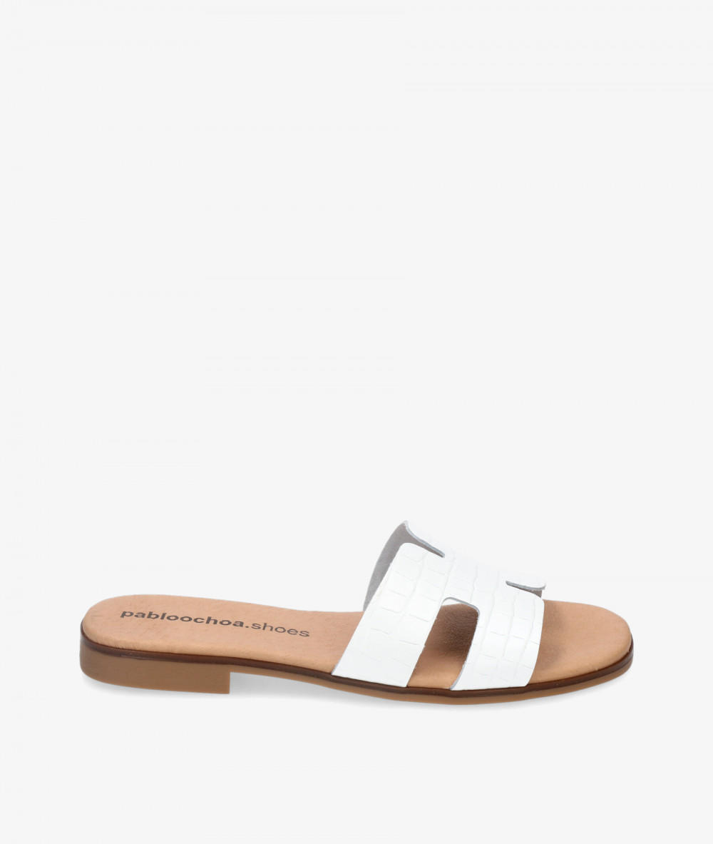 Sandalias pabloochoa.shoes  1842 en blanco coco Sandalias pabloochoa.shoes  1842 en blanco coco