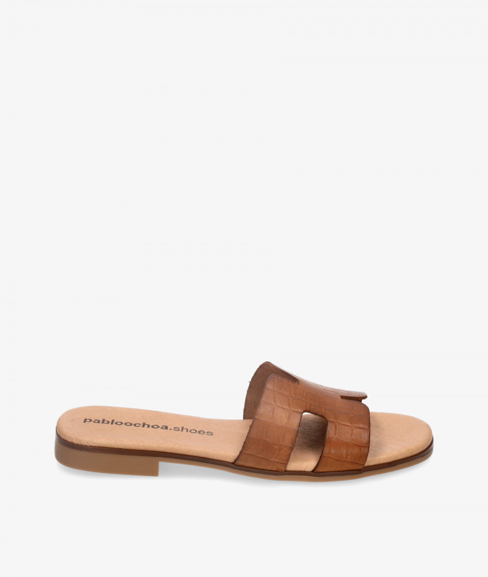 Sandalias pabloochoa.shoes  1842 en coco cuero Sandalias pabloochoa.shoes  1842 en coco cuero