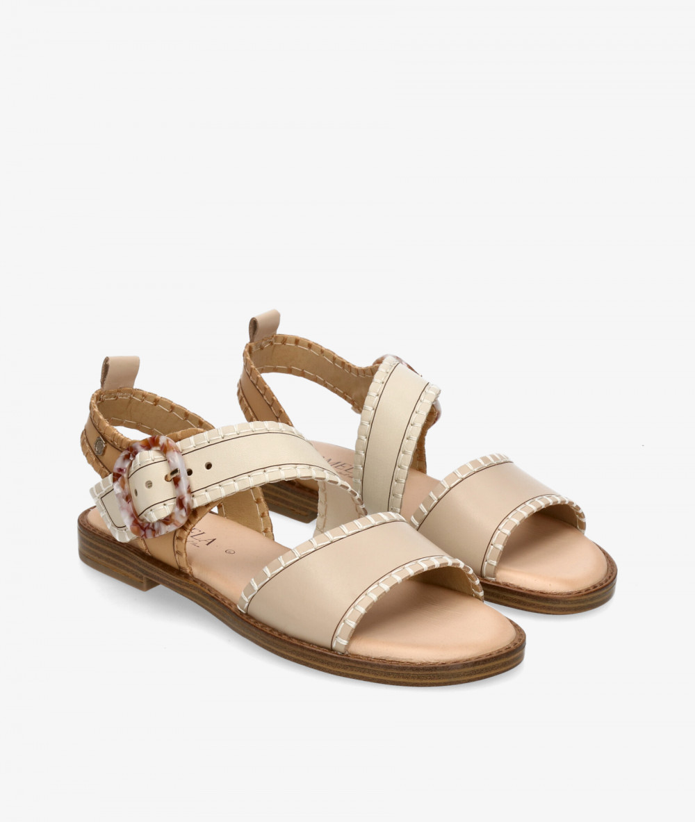Sandalias Carmela  162203 en hueso Sandalias Carmela  162203 en hueso
