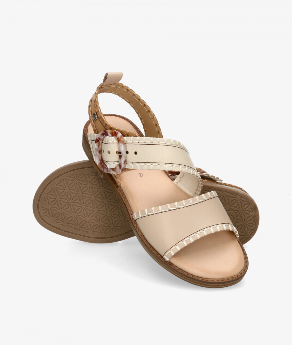 Sandalias Carmela  162203 en hueso Sandalias Carmela  162203 en hueso