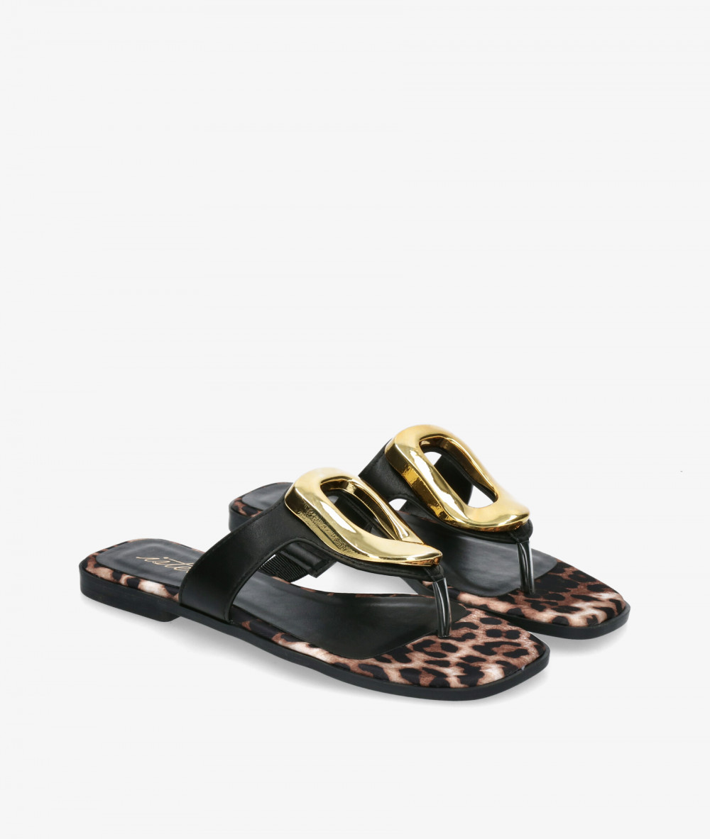 Sandalias ISTERIA  25099 en negro Sandalias ISTERIA  25099 en negro