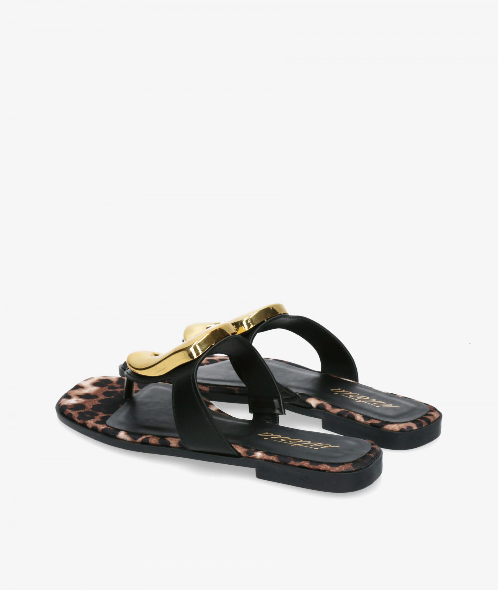 Sandalias ISTERIA  25099 en negro Sandalias ISTERIA  25099 en negro