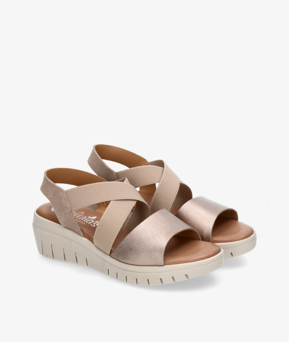 Valeria´s Sandals  2003 in taupe metallic Valeria´s Sandals  2003 in taupe metallic