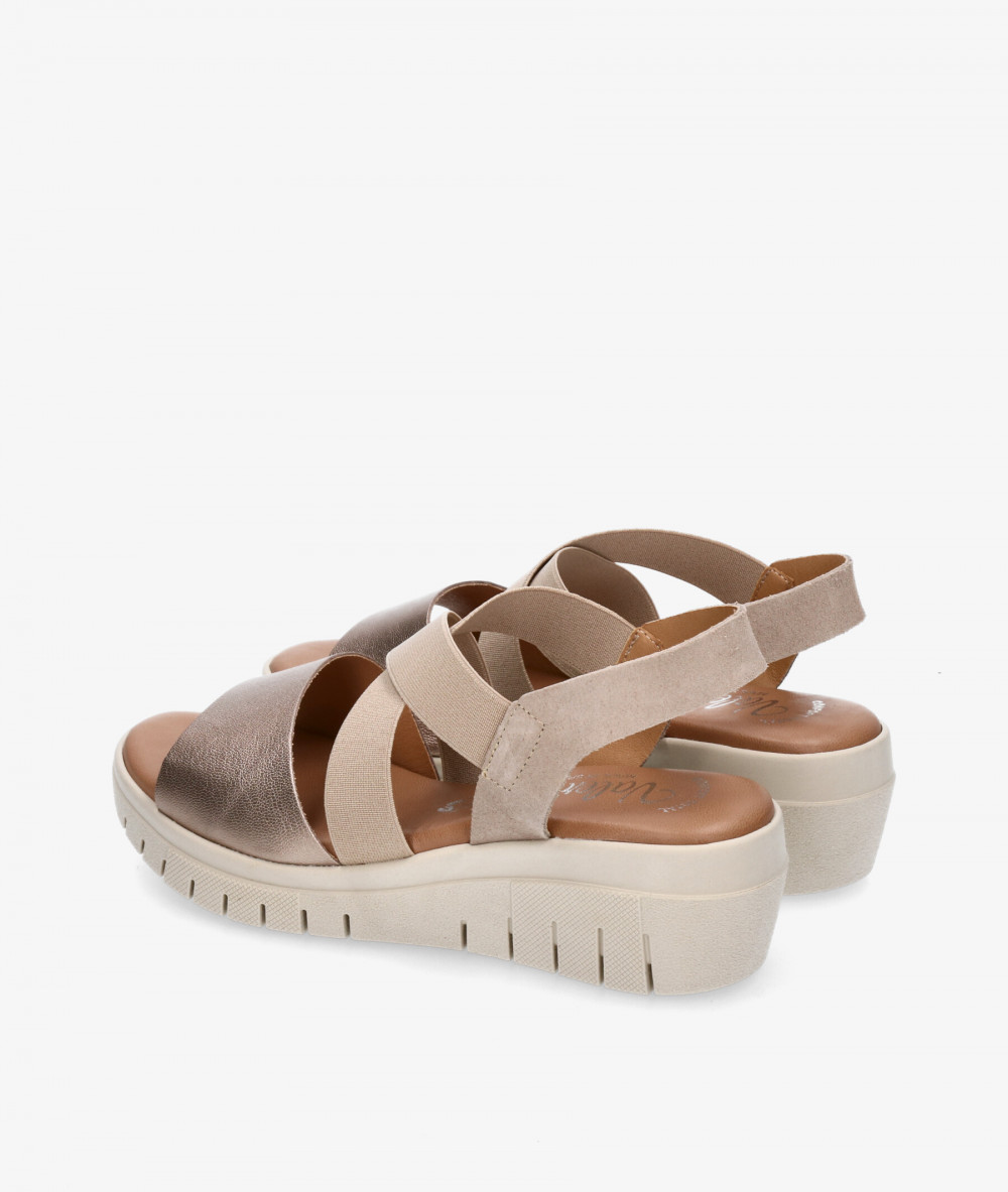 Valeria´s Sandals  2003 in taupe metallic Valeria´s Sandals  2003 in taupe metallic