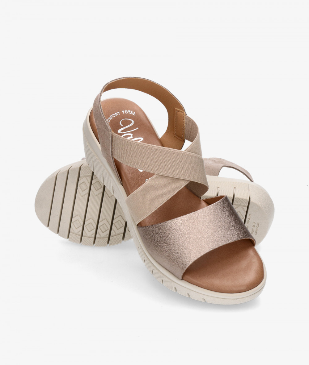 Valeria´s Sandals  2003 in taupe metallic Valeria´s Sandals  2003 in taupe metallic
