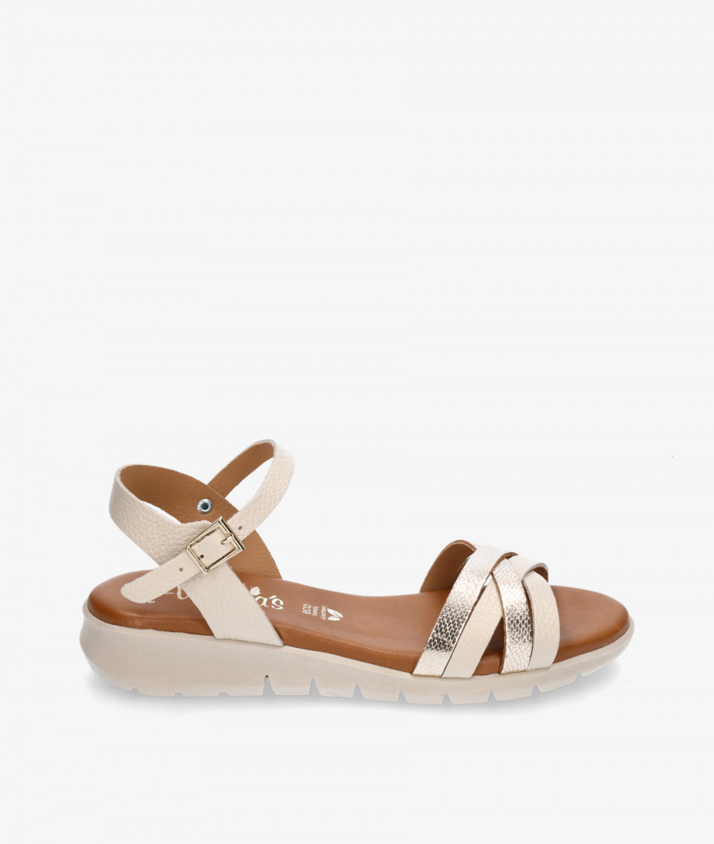 Sandalias Valeria´s  2022 en hueso Sandalias Valeria´s  2022 en hueso