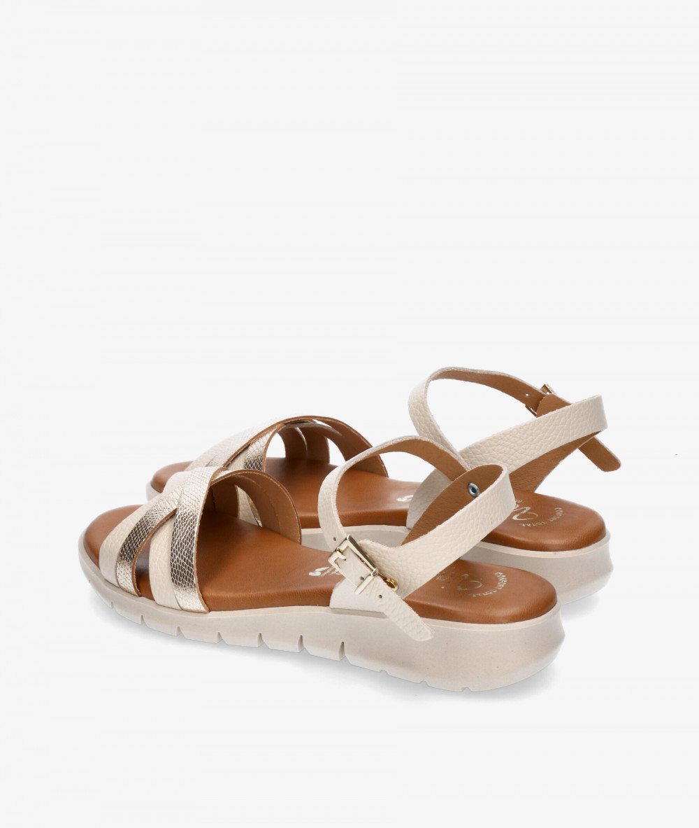 Sandalias Valeria´s  2022 en hueso Sandalias Valeria´s  2022 en hueso